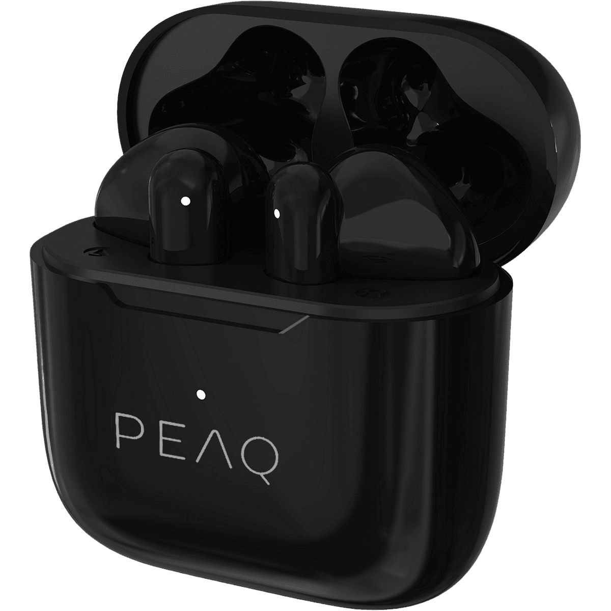 PEAQ PTW-3000-BK In-ear Draadloze oordopjes Zwart — afbeelding 1