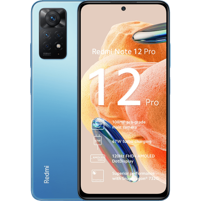 XIAOMI Redmi Note 12 Pro 4G - 128 GB Blauw