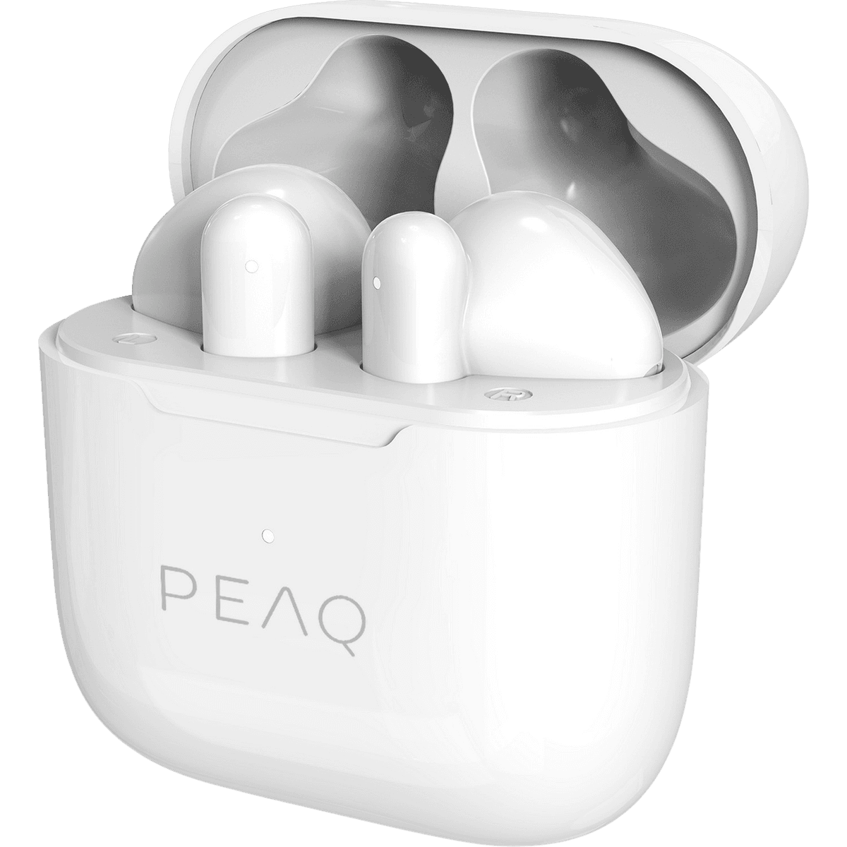 PEAQ PTW-3000-WT In-ear Draadloze oordopjes Wit — afbeelding 1