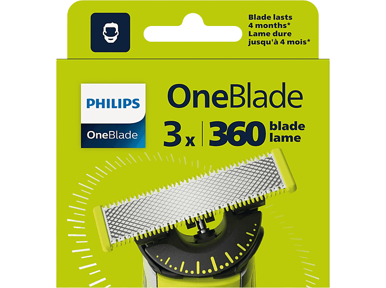 Philips Qp430/50 Oneblade 360 Blade 3-pack — afbeelding 1