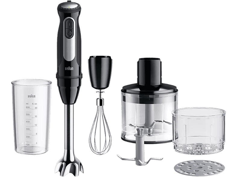 Braun Multiquick 5 Pro Mq55.254m Staafmixer Zwart — afbeelding 1
