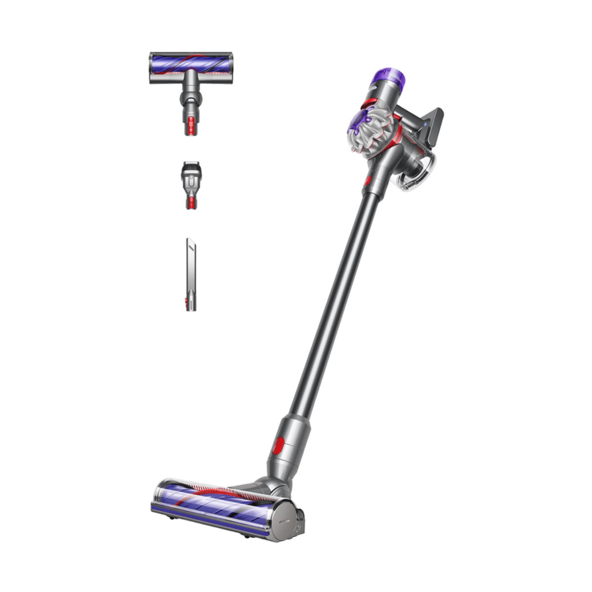 DYSON V8 Advanced Steelstofzuiger incl. kruimelzuiger Nikkel — afbeelding 1