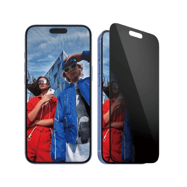PANZERGLASS Privacy Ultra-Wide Fit Screenprotector voor APPLE iPhone 2024 6.7'';iPhone 15 Plus Transparant