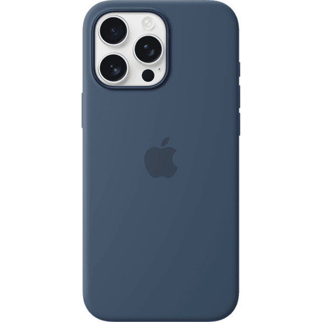 Apple Silicone Magsafe Cover Voor Apple Iphone 16 Pro Max Denim