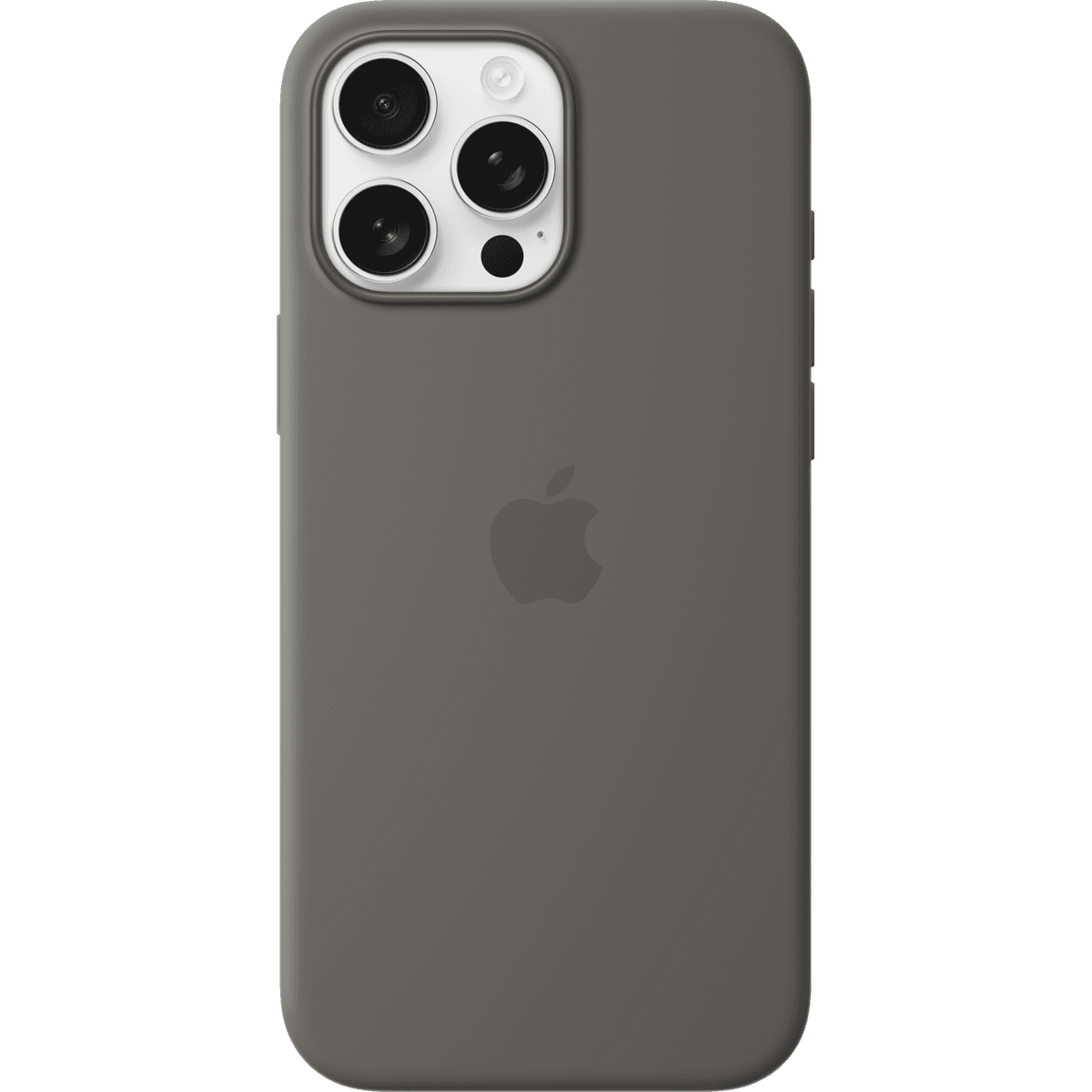APPLE Silicone MagSafe Cover voor Apple iPhone 16 Pro Max Stone Gray — afbeelding 1