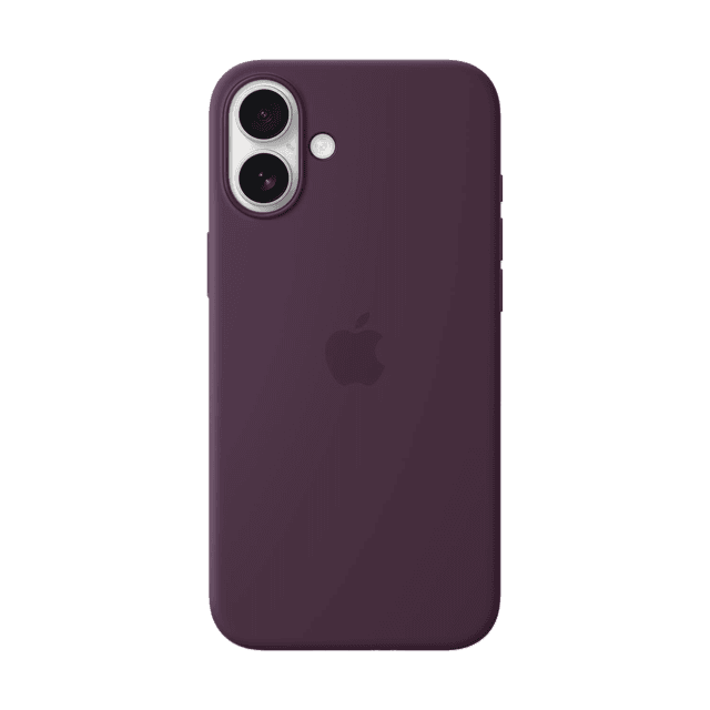 Apple Silicone Magsafe Cover Voor Apple Iphone 16 Plus Plum