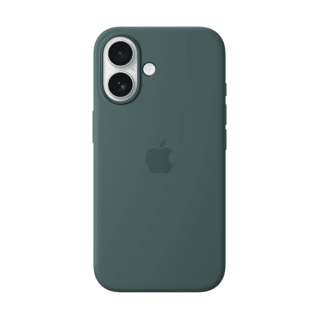 Apple Silicone Magsafe Cover Voor Apple Iphone 16 Lake Green