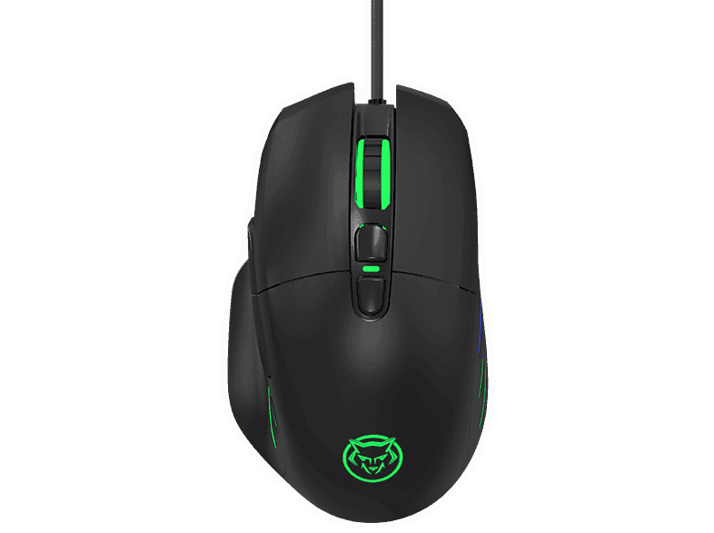 Qware Chicago Gamingmuis Zwart — afbeelding 1
