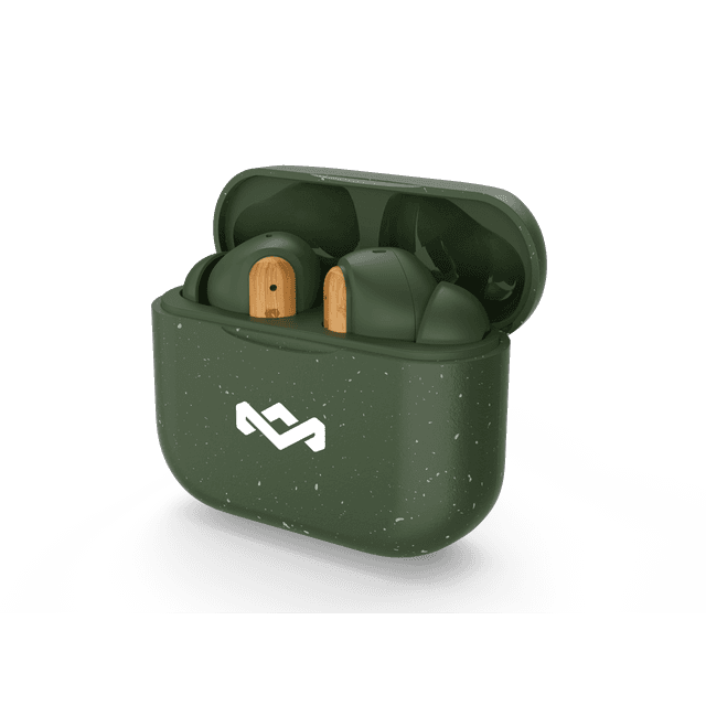 HOUSE OF MARLEY LITTLE BIRD TWS EM-JE123-GR In-ear Draadloze oordopjes Met Noise-cancelling Groen