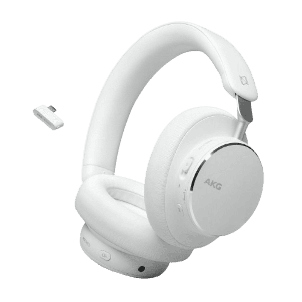 AKG N9 Hybrid ANC On-ear Draadloze hoofdtelefoon met Noise-cancelling Wit — afbeelding 1