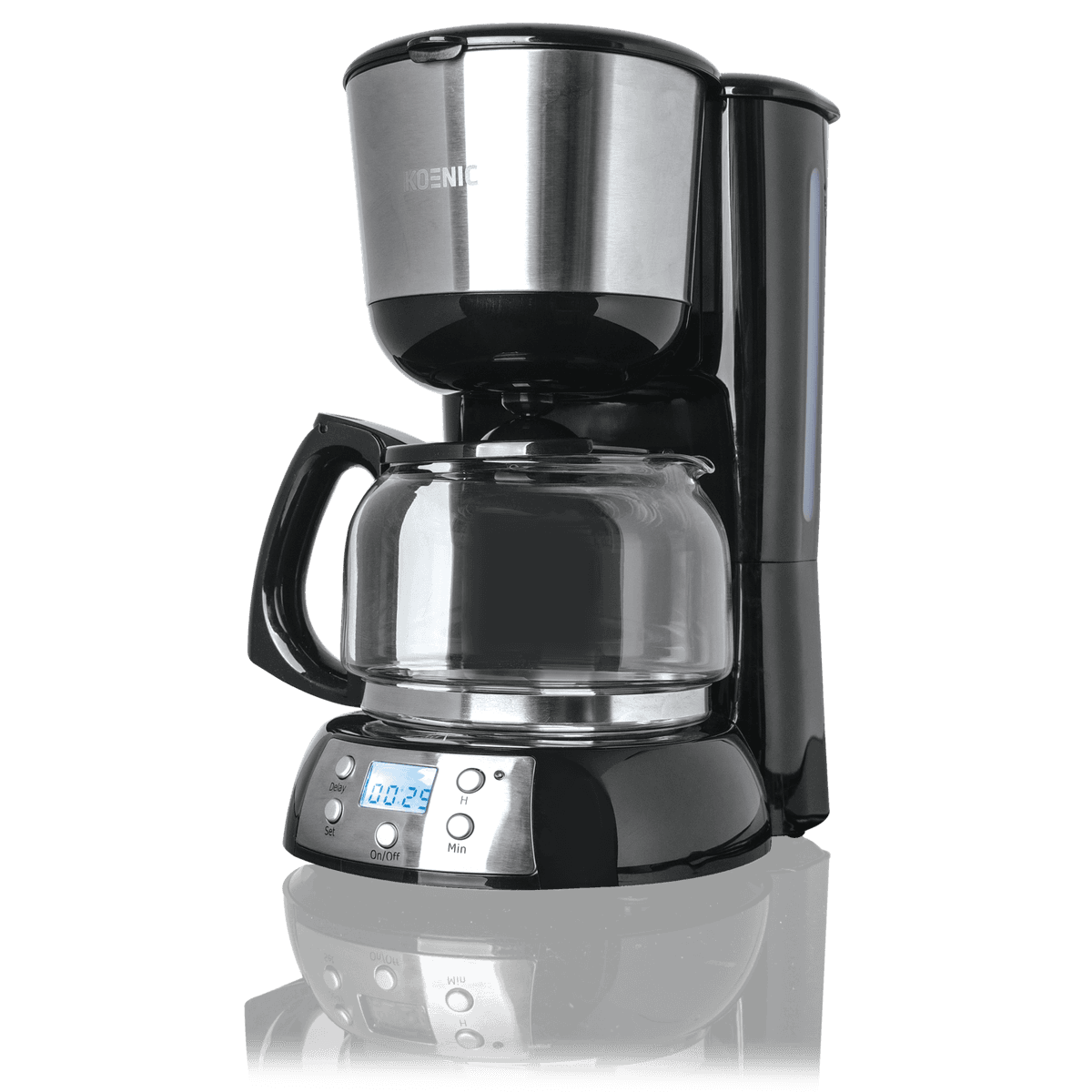 KOENIC KCM 101024 - Koffiezetapparaat - 1,25 l - Zilver — afbeelding 1