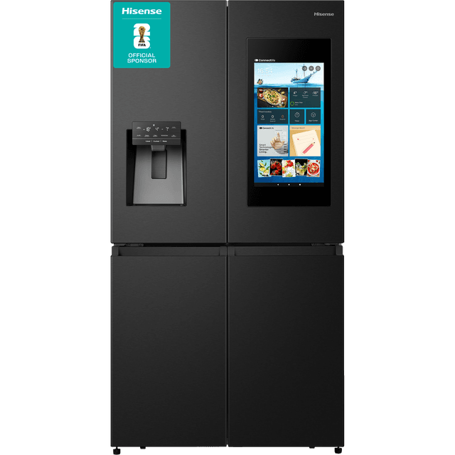 HISENSE  RQ760N4IFE -  Amerikaanse koelkast - breedte 91.4 cm - hoogte 178.5 cm - inhoud 577 l - NoFrost