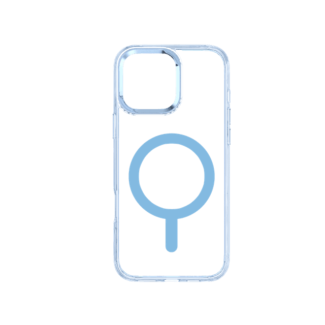ISY ISC-1121 MagISY  Cover voor Apple iPhone 16 Pro Max Clear Blue