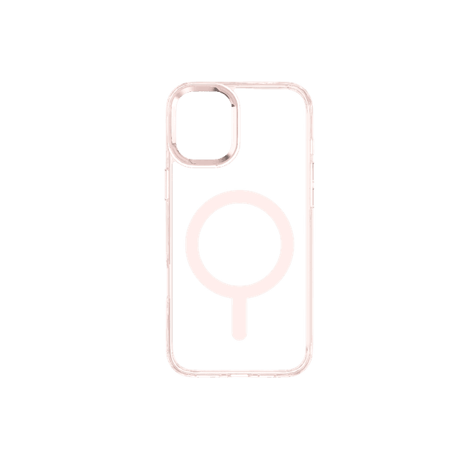 ISY ISC-1122 MagISY Cover voor Apple iPhone 16 Clear Pink