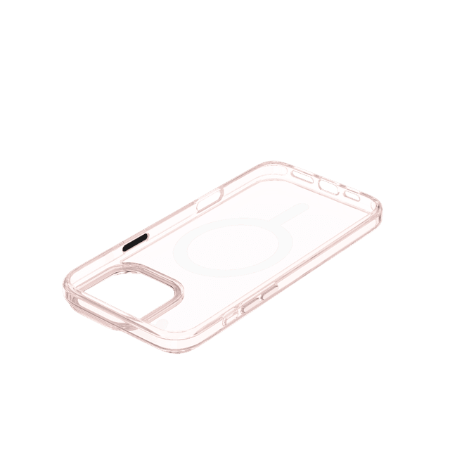 ISY ISC-1123 MagISY Cover voor Apple iPhone 16 Pro Clear Pink
