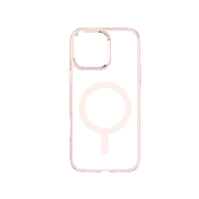 ISY ISC-1124 MagISY Cover voor Apple iPhone 16 Pro Max Clear pink