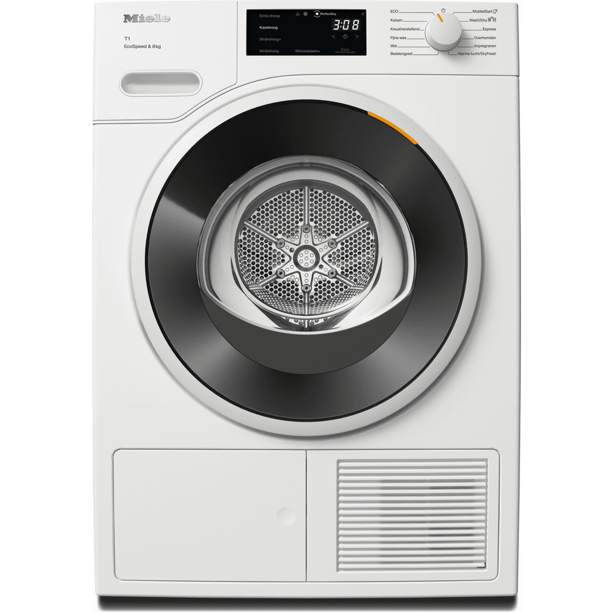 MIELE TWC 640 WP EcoSpeed - Warmtepompdroger - 8 kg - 64 dB - Energielabel C — afbeelding 1