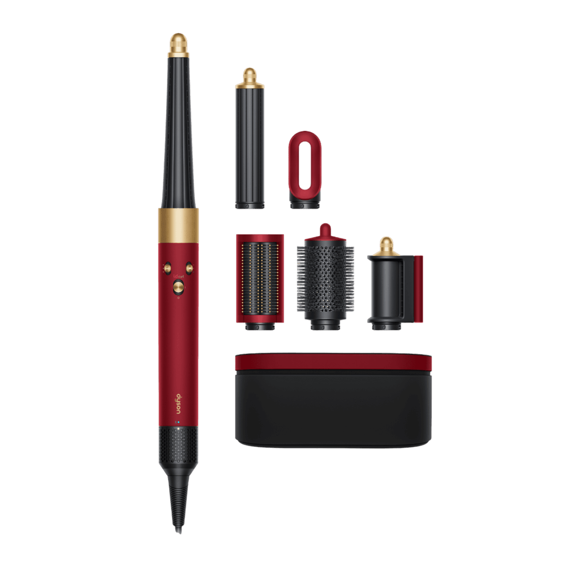 DYSON Airwrap I.D. Straight + Wavy Multistyler Red velvet/Goud — afbeelding 1