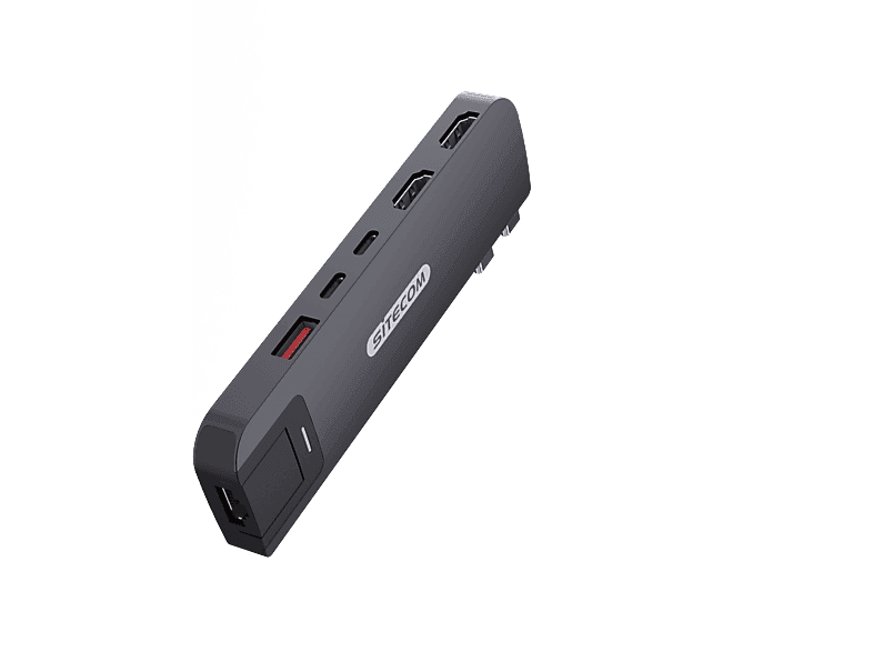 Sitecom Mp Hub 6 In 2 Black Macbook Pro Hub — afbeelding 1