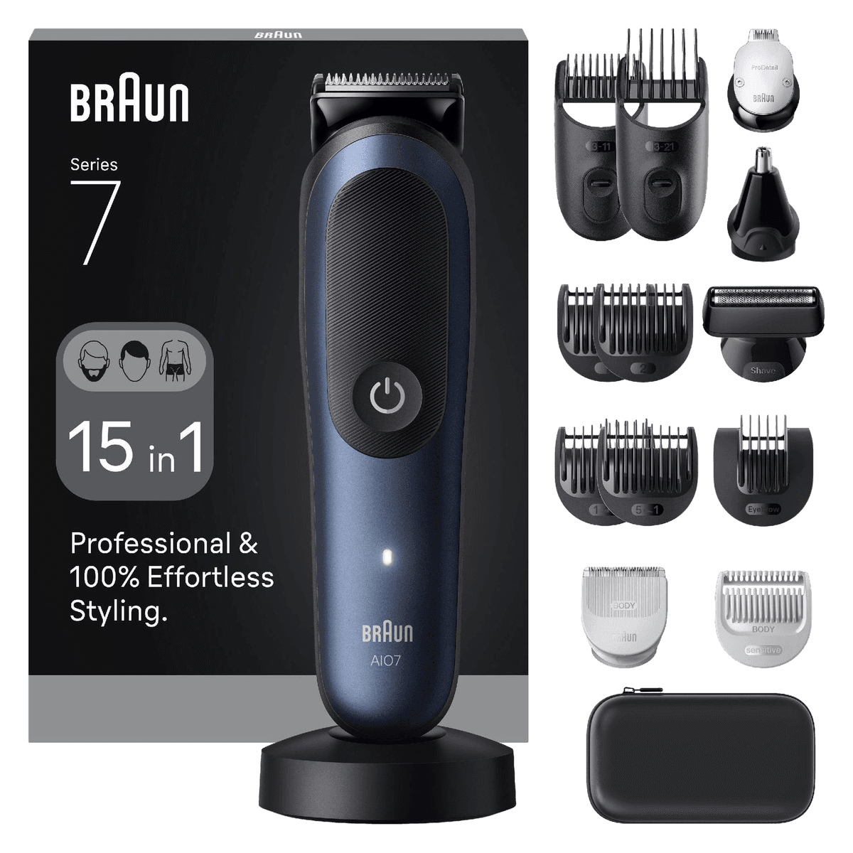 BRAUN All-in-One, 15in1, AIO7580 Multigroomer Blauw — afbeelding 1