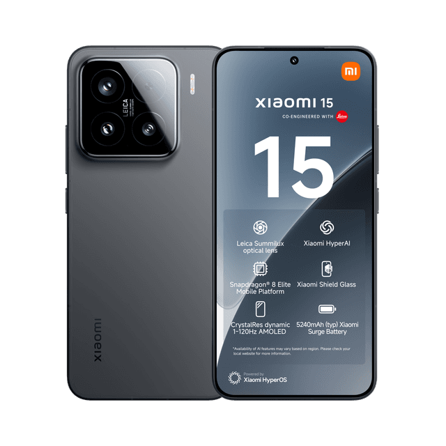 XIAOMI 15 - 5G - 512 GB Zwart