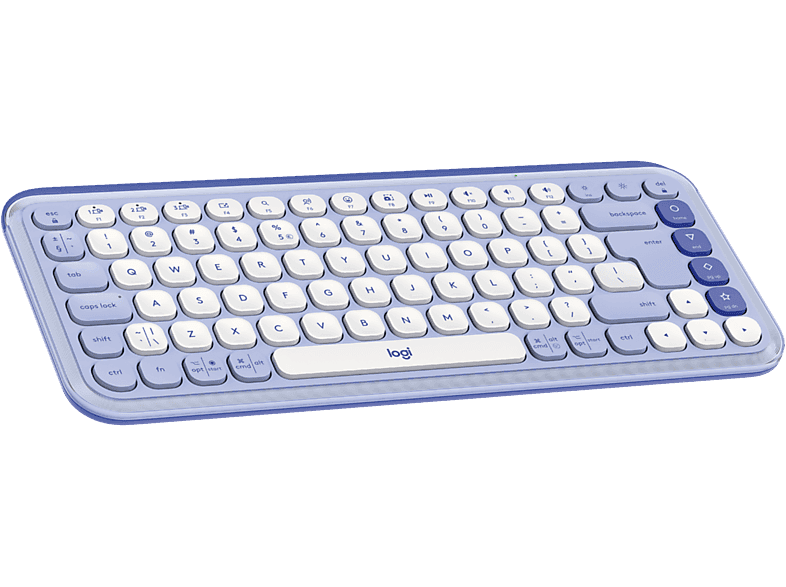 Logitech Pop Icon Keys Draadloos Toetsenbord Lila — afbeelding 1