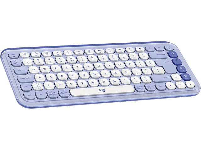 Logitech Pop Icon Keys Draadloos Toetsenbord Lila