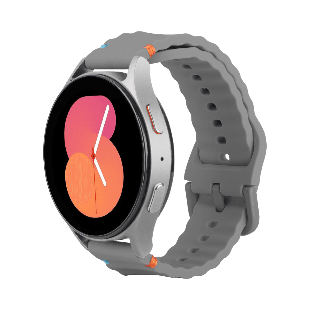 JUST IN CASE ActiveFlex Strap Samsung Galaxy Watch 20mm Horlogebandje Grijs — afbeelding 1