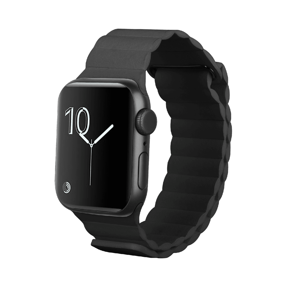 JUST IN CASE Magfit Strap Apple Watch 40-42mm Horlogebandje Zwart — afbeelding 1