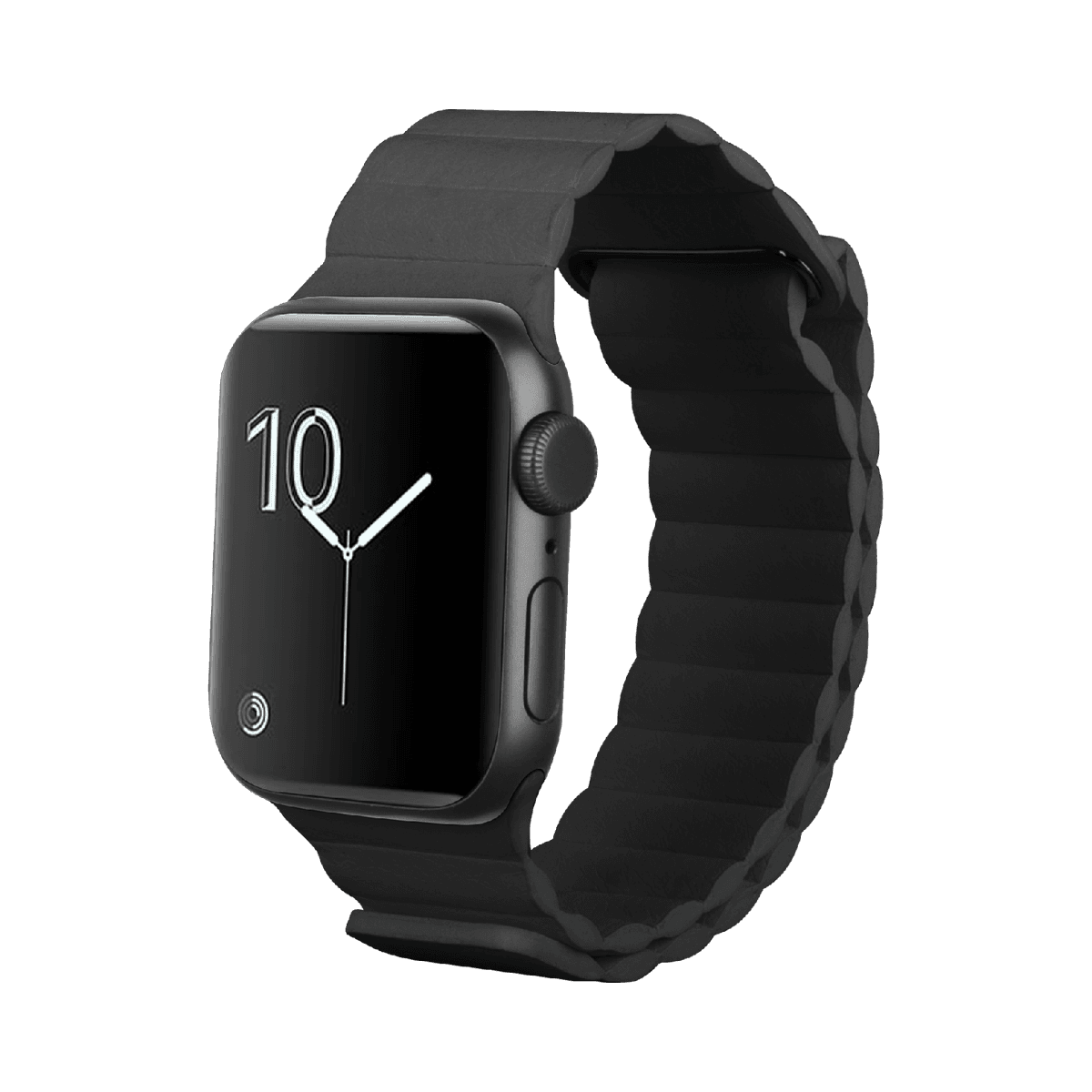 JUST IN CASE Magfit Strap Apple Watch 44-49mm Horlogebandje Zwart — afbeelding 1