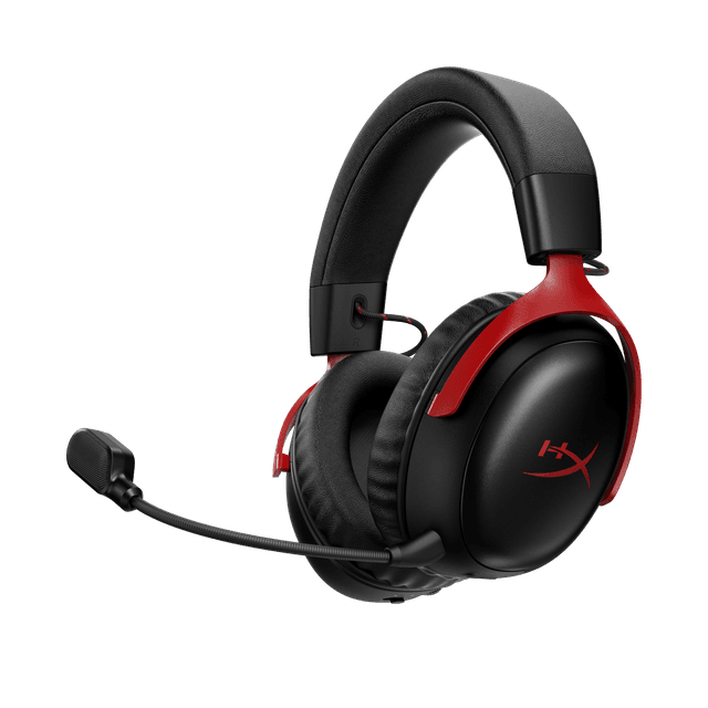 HYPERX Cloud III S Over-ear Draadloze gaming-headset Met Noise-cancelling Zwart/Rood