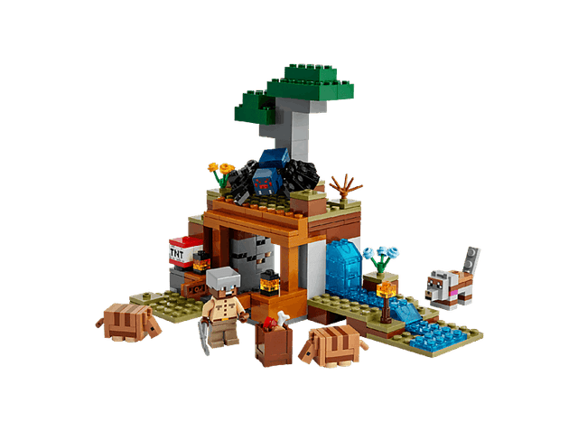 Lego Minecraft 21269 De Gordeldieren Bij De Mijn Bouwstenen