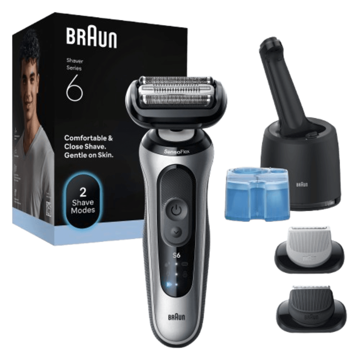 BRAUN 62-S7650cc Scheerapparaat Zilver — afbeelding 1