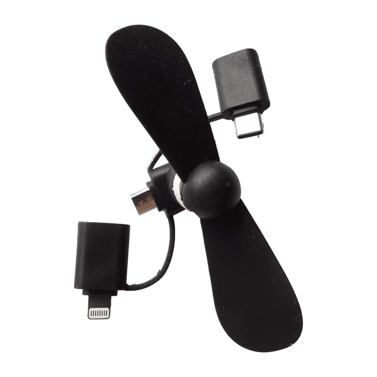 MYA MFBLACK 3-in-1 Mini USB-ventilator — afbeelding 1
