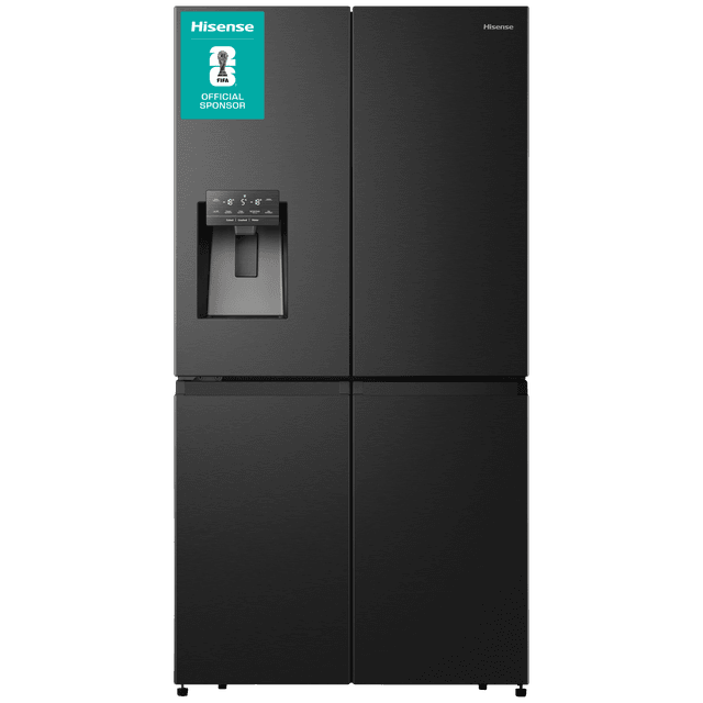 HISENSE  RQ760N4SBFE -  Amerikaanse koelkast - breedte 91.4 cm - hoogte 178.5 cm - inhoud 352 l - NoFrost