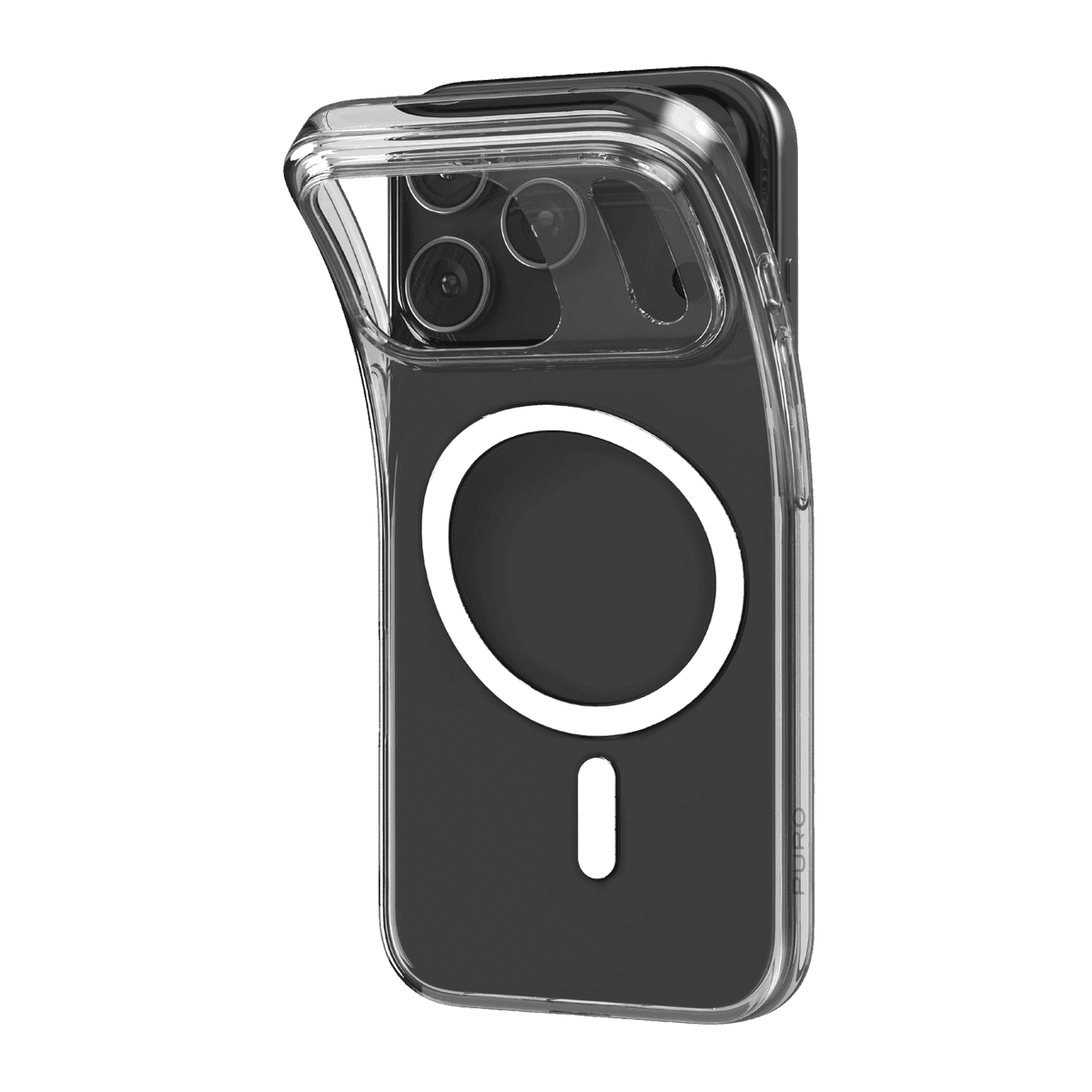 PURO Nude GRS MagSafe Telefoonhoesje voor Apple iPhone 17 Pro Max Transparent — afbeelding 1