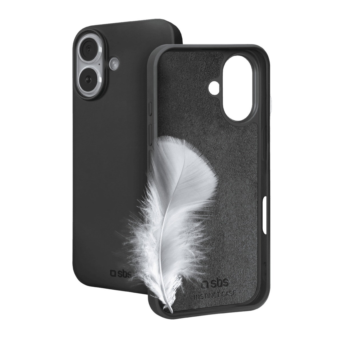 SBS Instinct Telefoonhoesje voor Apple iPhone 17 Zwart — afbeelding 1