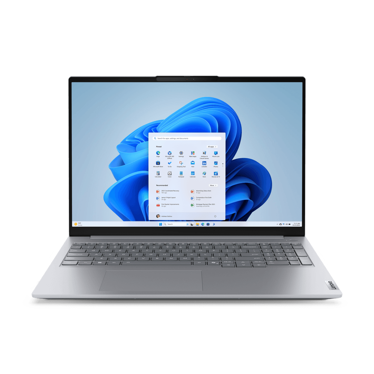 LENOVO ThinkBook 16 G8 IAL - 16 inch - Core™ Ultra 7 255H - 16 GB - 512 GB - Arc™ Onboard Graphics — afbeelding 1