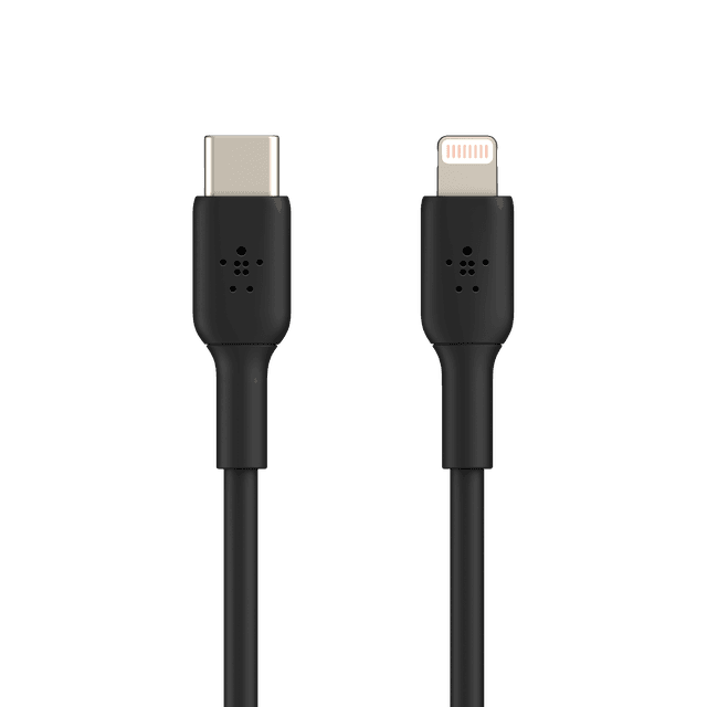 Belkin USB-C naar Lightning Oplaadkabel 2 m met snelladen voor iPhone - Zwart