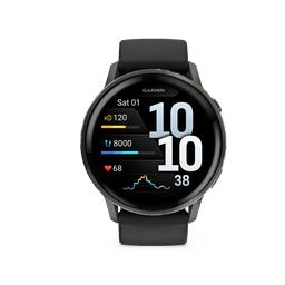 GARMIN Venu 4 45mm Zwart/Zwart Smartwatch Zwart