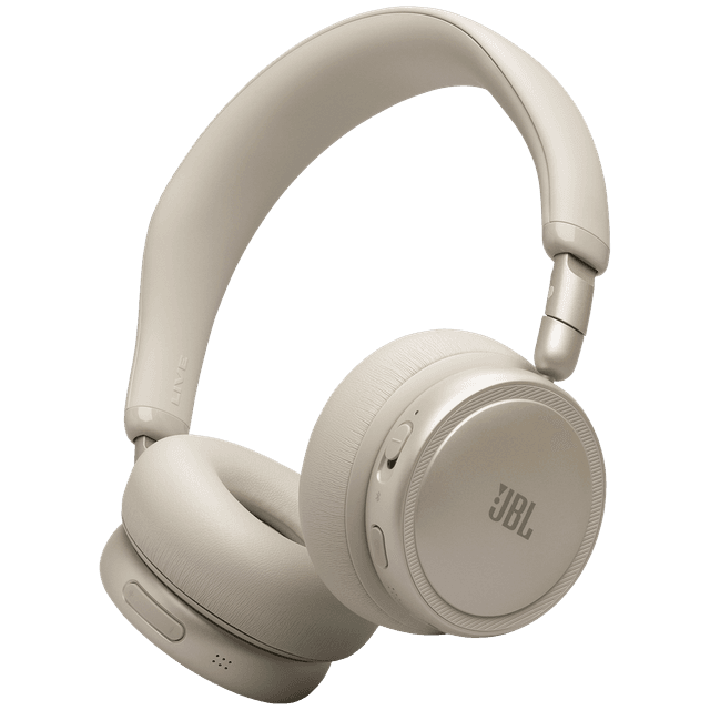 JBL LIVE 680NC On-ear Draadloze hoofdtelefoon Met Noise-cancelling Beige