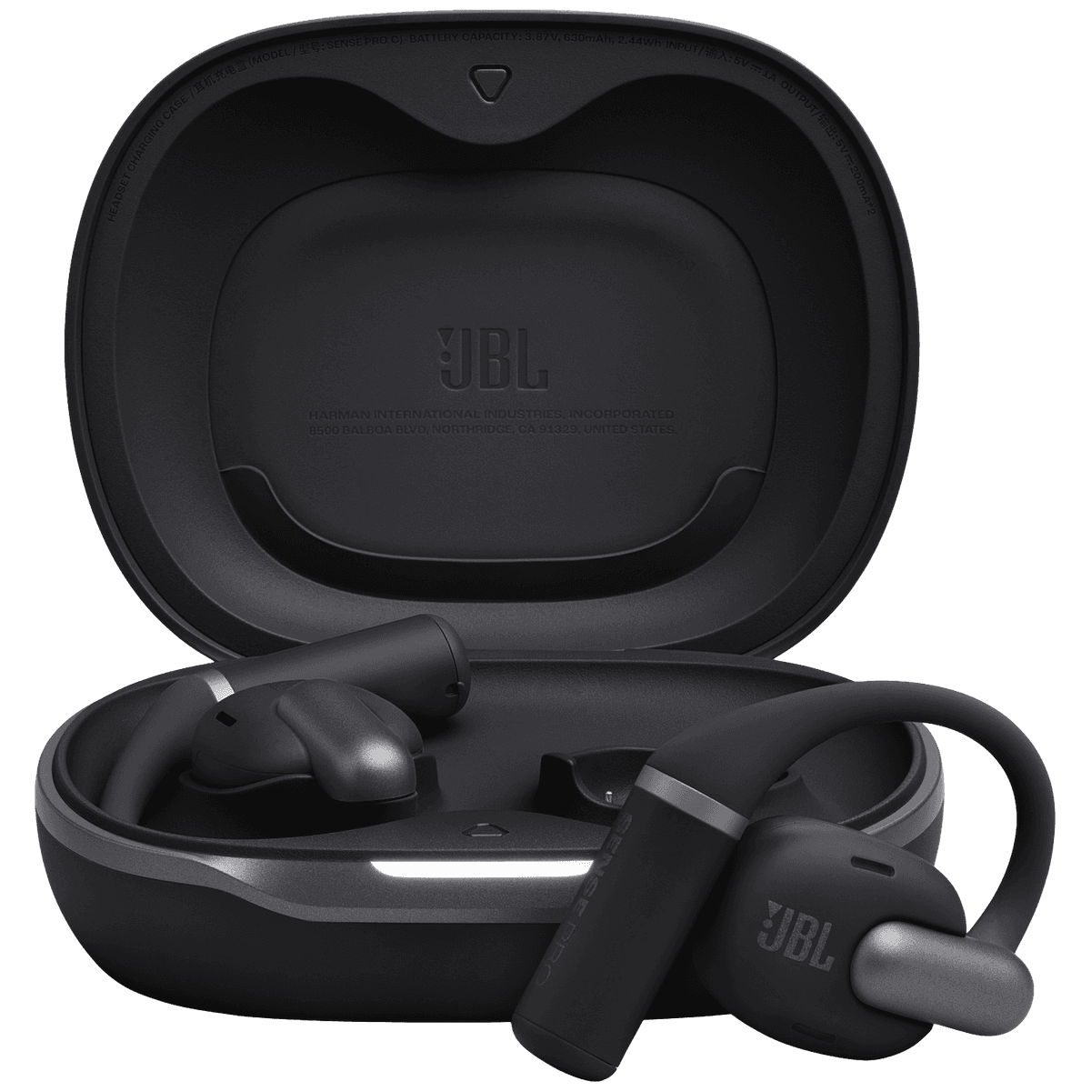 JBL Sense Pro Open-ear Draadloze oordopjes Zwart — afbeelding 1