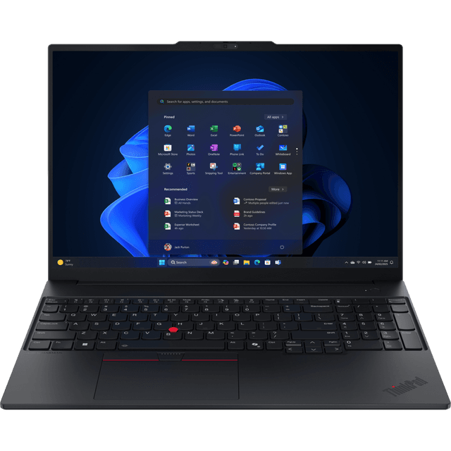 LENOVO ThinkPad E16 Gen 3 (AMD) - 16 inch - AMD Ryzen 7 250 - 32 GB  - 1 TB - Windows 11 Pro