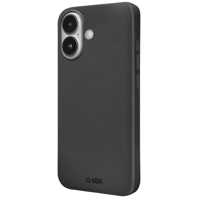 SBS Cover Instinct Telefoonhoesje voor Apple iPhone 16 Zwart