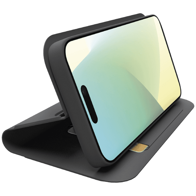 SBS Wallet Stand Case Telefoonhoesje voor Apple iPhone 16 Zwart