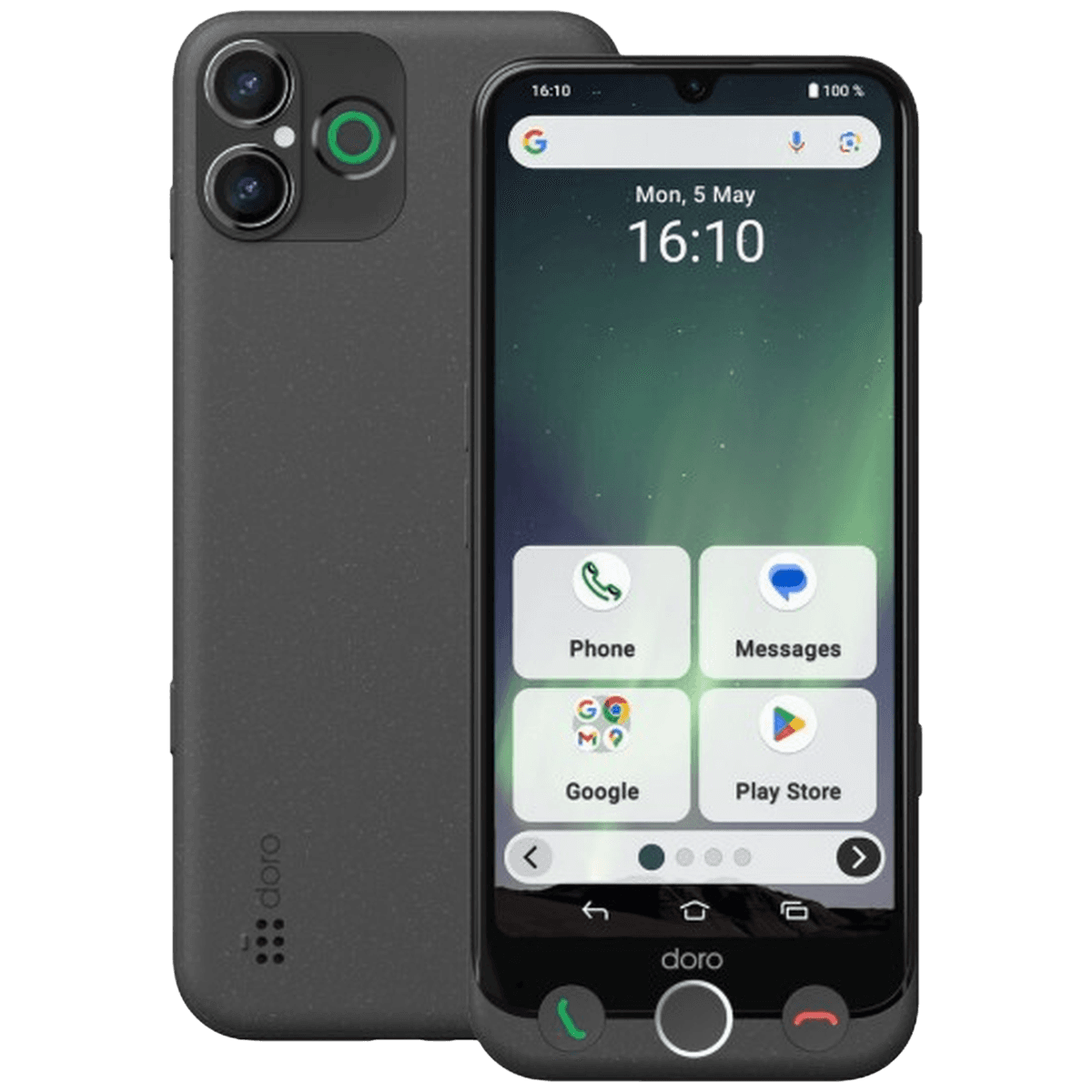 DORO Aurora A30 Senior 128 GB Graphite - 128 GB Grijs — afbeelding 1