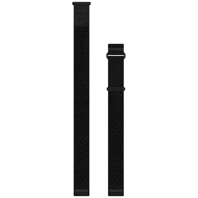 GARMIN Comfortfitband 22 mm, grijs/zwart Horlogebandje Grijs/zwart