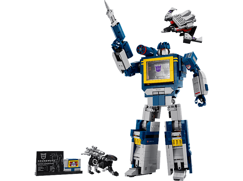 Lego Icons 10358 Transformers: Soundwave Bouwstenen — afbeelding 1