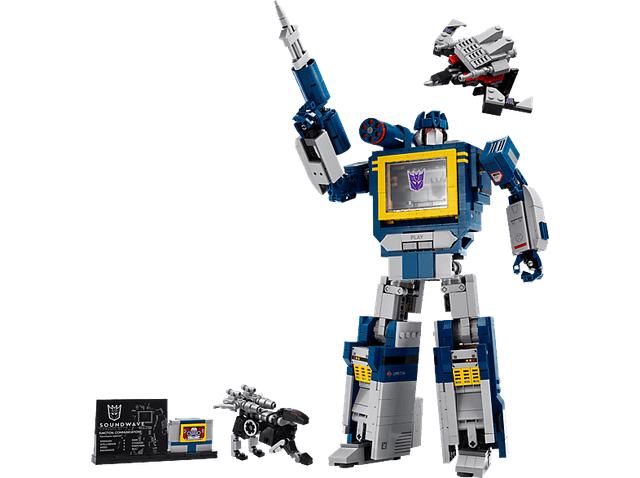 Lego Icons 10358 Transformers: Soundwave Bouwstenen