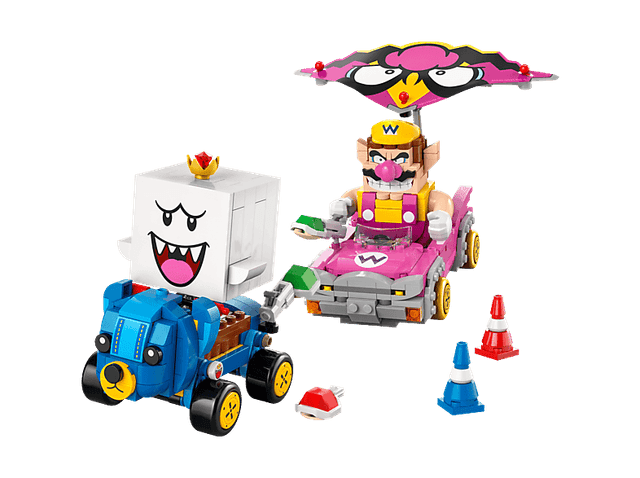 Lego Super Mario 72038 Mario Kart – Wario En King Boo Bouwstenen